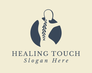 Chiropractor Therapist Healthcare logo design