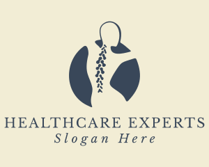 Chiropractor Therapist Healthcare logo design