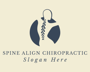 Chiropractor Therapist Healthcare logo design