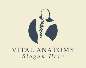 Anatomy - Chiropractor Therapist Healthcare logo design