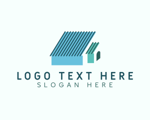Structure - Roof House Construction logo design