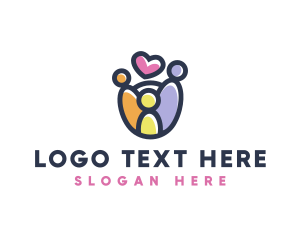 Volunteer - Family Love Charity logo design