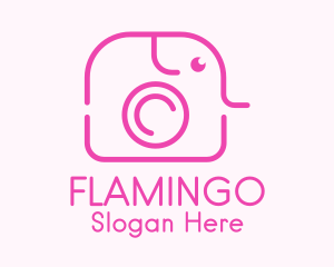 Pink Elephant Camera Logo