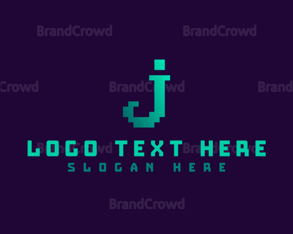 Digital Square Pixel Logo
