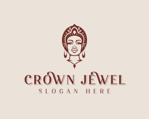 Headdress - Fashion Beauty Salon logo design