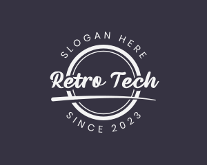 Retro Apparel Brand logo design