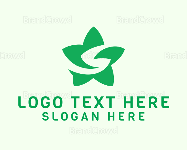 Flower Star Letter S Logo