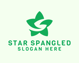 Flower Star Letter S logo design