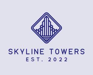 Building Tower Construction logo design