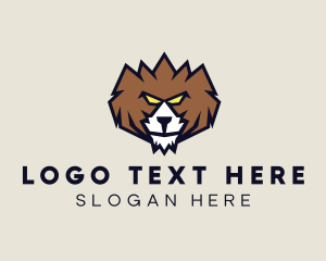 College - Grizzly Brown Bear logo design