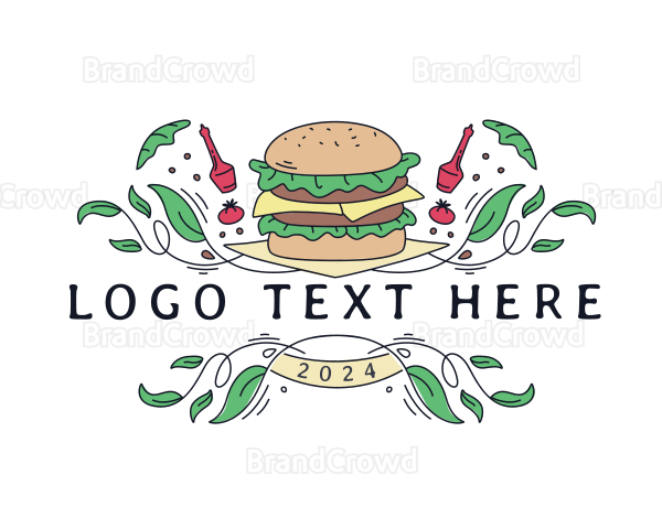 Burger Diner Restaurant Logo