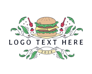 Burger Diner Restaurant  Logo