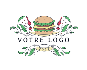 Bistro - Burger Diner Restaurant logo design