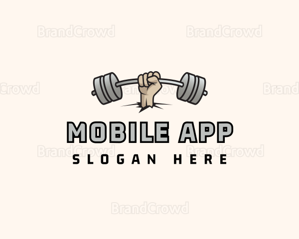 Strong Fitness Barbell Logo