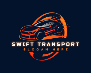 Car Racing Transportation logo design