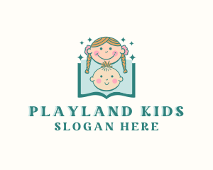 Children Story Book logo design