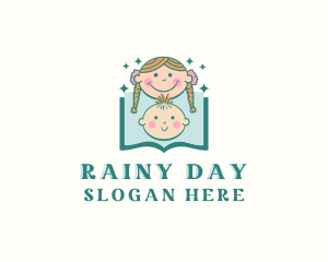 Children Story Book logo design