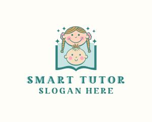 Tutor - Children Story Book logo design