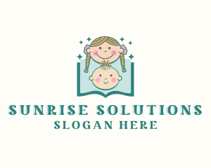 Children Story Book logo design