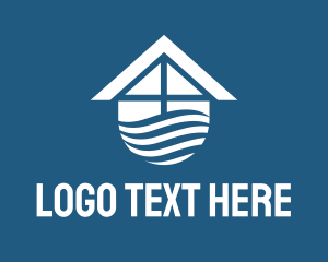 Village - Beach House Realty logo design