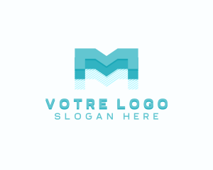 Corporate Brand Letter M Logo