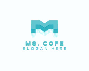 Corporate Brand Letter M logo design