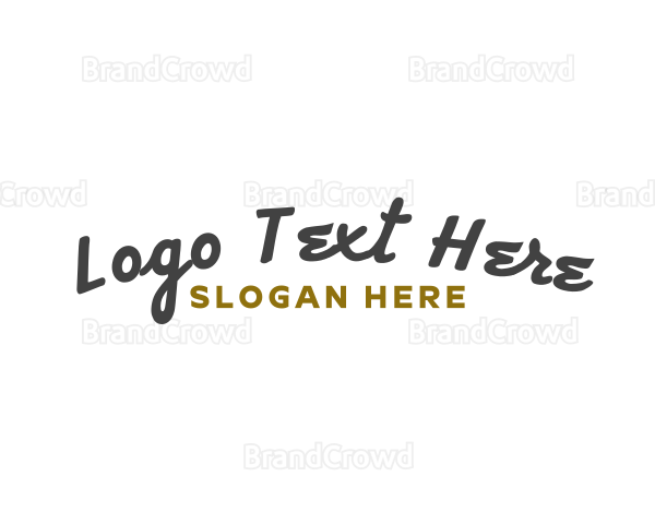 Fashion Branding Wordmark Logo
