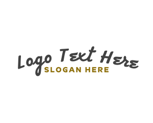 Handwritten - Fashion Branding Wordmark logo design