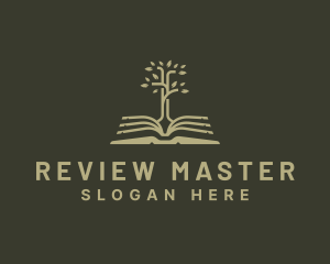 Review - Book Tree Learning logo design