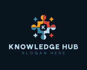 Learning - Puzzle Learning Community logo design
