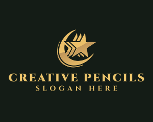 Star Crescent Entertainment Production logo design