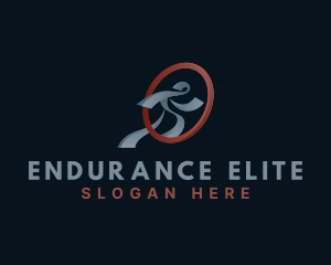 Running Man Fitness logo design