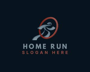 Running Man Fitness logo design