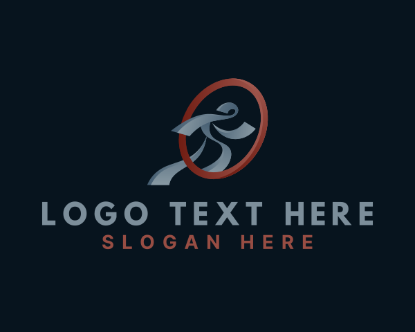 Endurance - Running Man Fitness logo design