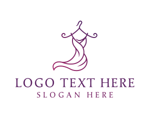 Laundry - Feminine Fashion Dress logo design