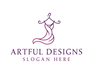 Feminine Fashion Dress logo design