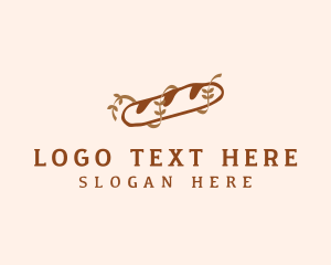 Baguette - Deli Baguette Bread logo design