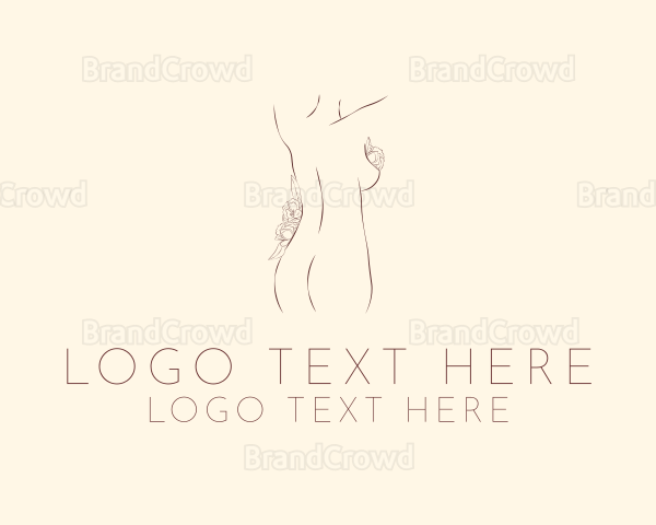 Nude Feminine Body Logo