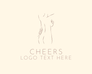 Nude Feminine Body Logo