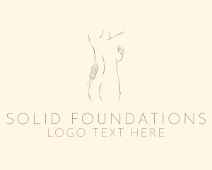 Model - Nude Feminine Body logo design