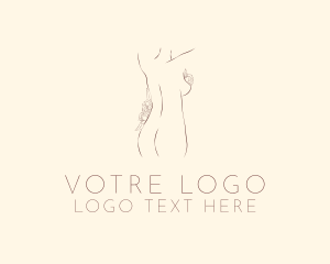 Erotic - Nude Feminine Body logo design