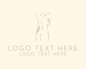 Nude Feminine Body Logo