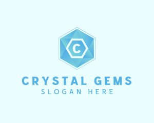 Geometric Tech Hexagon  logo design