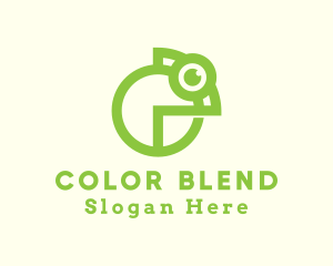 Chameleon - Green Chameleon Pet logo design