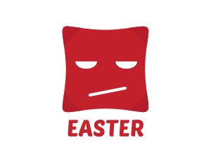 Mood - Red Emoji Face logo design