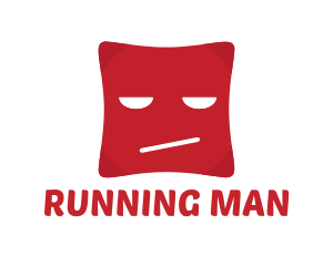 Angry - Red Emoji Face logo design