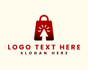 Pointer - Shopping Bag Online logo design