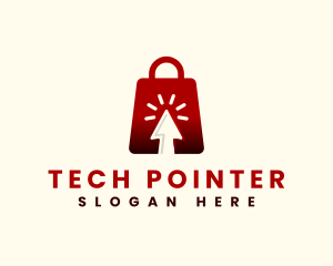 Pointer - Shopping Bag Online logo design