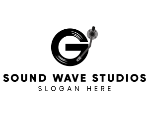 Cd - Vinyl Music Letter G logo design