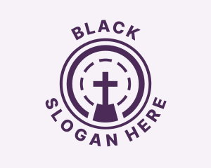 Purple Cross Worship Logo